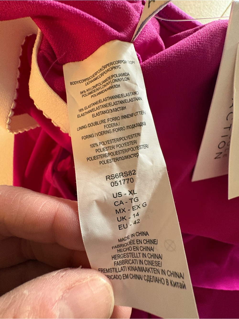 NWT Kenneth Cole Reaction Tiered Ruffle Tankini Top Swimsuit summer beach sexy - Picture 5 of 5
